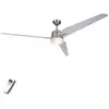 Image de CasaFan Ventilateur de plafond Eco Aviatos argenté 162 cm