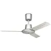 Image de kaiserkraft Ventilateur de plafond Tropical - Pales de rotor Ø 1420 mm - Laqué gris clair/blanc laqué