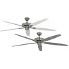 Image de Certeo Ventilateur de Plafond Classic Royal - Ø hélice 1800 mm - Laque Blanche/Laque Gris Clair/Chrome brossé - Ventilateur Ventilateur de Plafond Ventilateurs Ventilateurs de Plafond