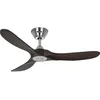 Image de CASAFAN Unbekannt Basse Consommation Ventilateur de Plafond Eco genuino NB Chrome brossé, 122 cm
