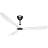 Image de CasaFan ECO GENUINO 152 MS-MW Ventilateur de plafond (Ø x H) 1520 mm x 285 mm Couleur des pales : blanc mat