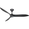 Image de Casafan | Ventilateur de plafond ECO AIRSCREW | Ø hélice 1520 mm | noir mat/noir mat