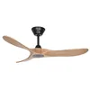 Image de CasaFan Ventilateur de plafond 312225 Eco authentique 122 cm moteur noir et pales couleur chêne