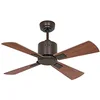 Image de CasaFan Ventilateur de plafond 949011W Eco Neo III 92 cm avec Wi-Fi moteur bronze/pales réversibles noix et cerisier