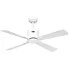 Image de CasaFan Ventilateur de plafond avec WiFi 943131W Eco Neo III Moteur blanc/pales réversibles 103 cm Blanc et argenté