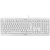 Image de Cherry KC 1000, Clavier Filaire, Disposition française (AZERTY) Plug & Play Via Un Port USB, Design Plat, Frappe silencieuse, Blanc grisé