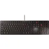 Image de CHERRY KC 6000 Slim, Clavier au Design Ultra-Plat, Disposition française (AZERTY) Filaire (Port USB-A), Touches silencieuses, Marquage Durable, Noir