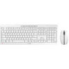 Image de Stream Desktop Recharge clavier Souris incluse Universel RF sans fil QWERTY Anglais Gris set de bureau