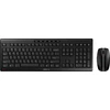 Image de Stream Desktop Recharge clavier Souris incluse Universel RF sans fil QWERTY Anglais Noir set de bureau