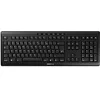 Image de CHERRY Stream Keyboard Wireless, Clavier sans Fil, Disposition française (AZERTY), Connexion Radio 2,4 GHz, Touches silencieuses, Design Plat, Alimenté par Batterie, Noir