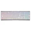 Image de CHERRY MX 3.0S Wireless, Clavier mécanique de Gaming sans Fil avec rétro-éclairage RGB, Disposition française (AZERTY) Connexion Bluetooth, Radio ou Filaire, MX Red Switches, Blanc