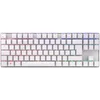 Image de CHERRY MX 8.2 TKL Wireless, Clavier Mécanique de Gaming sans Fil, sans Pavé Numérique, Disposition française (AZERTY) avec Mallette Métallique de Transport, MX Red Switches, Blanc
