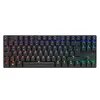 Image de CHERRY MX 8.2 TKL Wireless, Clavier de Jeu sans Fil sans Pavé Numérique, Disposition Allemande (QWERTZ), Bluetooth, 2,4 GHz & Câble, MX2A Red Switches, Noir