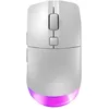 Image de CHERRY XTRFY M50 Wireless, Souris de Gaming Sans Fil, 2.4 GHz RF, Bluetooth & Connexion Filaire, Design Ergonomique, Éclairage RVB, Rechargeable, Blanc