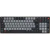 Image de CHERRY KW 550 MX LP, Clavier Mécanique Low-Profile Au Format 96%, Disposition Allemande (QWERTZ), Fonction Multi-Appareils, Interrupteurs MX LP 2.0 Ivory, Noir