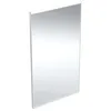 Image de Geberit Option Plus Square Miroir Lumineux, éclairage Direct et indirect, Largeur 40 cm, 502.780.00.1, Couleur: Aluminium brossé