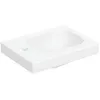Image de Geberit iCon Light lave-mains, 38 cm x 28 cm, avec trou de robinetterie à gauche, sans trop-plein, surface de pose à gauche, 501831, 501.831.JT.1, Couleur: blanc