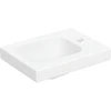 Image de Geberit Lavabo iCon Light 38x28cm, sans trop-plein, robinetterie à droite, blanc mat
