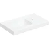 Image de Geberit iCon Light lave-mains, 53 cm x 31 cm, avec trou de robinetterie à droite, sans trop-plein, surface de pose à droite, 501832, 501.832.JT.1, Couleur: blanc