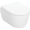 Image de Geberit iCon, set pour WC suspendu, Rimfree, siège de WC inclus, forme fermée, saillie réduite, 502.381.JT.1, Couleur: blanc mat