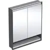 Image de Geberit Armoire miroir One 75x90x15cm, s m/Al pb, m N + ComL, 2 portes