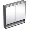 Image de Geberit Armoire miroir One 90x90x15cm, s m/Al pb, m N + ComL, 2 portes