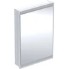 Image de Geberit Armoire miroir One 60x90x15 cm, avec ComL, 1 porte, à gauche, blanc/alu pb