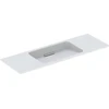 Image de Geberit Lavabo One 120x40 cm, sans trop-plein, à poser, blanc, K-Tect/Bl vc