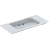 Image de Geberit Meuble vasque One 90x40 cm, sans trop-plein, montage mural, blanc K-Tect/Blanc brillant