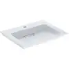 Image de Geberit Meuble vasque One 60 cm, sortie horizontale, sans trop-plein, blanc K-Tect/Bl blanc