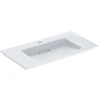 Image de Geberit Meuble-lavabo One 90 cm, évacuation horizontale, sans trop-plein, blanc K-Tect/blanc