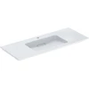 Image de Geberit Meuble lavabo One 120 cm, H I P avec mitigeur, sans trop-plein, blanc K-Tect/blanc