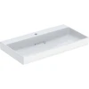 Image de Geberit Lavabo One 90 cm, avec vidage horizontal, sans trop-plein, blanc K-Tect/blanc