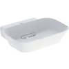 Image de Geberit Lavabo à poser One 50x42,5 cm, cuvette, HL mi, sans trop-plein, blanc mat/bleu h
