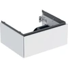 Image de Geberit Meuble sous lavabo One 59,2x50,4x47 cm, blanc laqué, 1 tiroir
