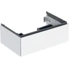 Image de Geberit Meuble sous lavabo One 74x50,4x47 cm, blanc laqué brillant, 1 tiroir
