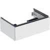 Image de Geberit Meuble sous lavabo One 74x50,4x47 cm, blanc mat, 1 tiroir