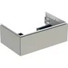Image de Keramag Geberit One Armoire Basse pour lavabo, 1 tiroir, 74x26,6x47cm, 505.072.00.; Coloris: Greige laqué Mat