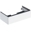 Image de Geberit Meuble sous lavabo One 88,8x50,4x47 cm, blanc laqué brillant, 1 tiroir