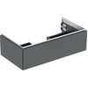 Image de Keramag Geberit One Armoire Basse pour lavabo, 1 tiroir, 88,8x26,6x47cm, 505.073.00.; Coloris: Laque de Lave Matte