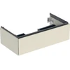 Image de Geberit Meuble sous lavabo One 88,8x50,4x47 cm, sable-gris/gauche, 1 tiroir