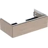 Image de Keramag Geberit One Armoire Basse pour lavabo, 1 tiroir, 88,8x26,6x47cm, 505.073.00.; Coloris: Chêne/mélamine Structure Bois