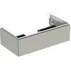 Image de Keramag Geberit One Armoire Basse pour lavabo, 1 tiroir, 88,8x26,6x47cm, 505.073.00.; Coloris: Greige laqué Mat