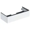 Image de Keramag Geberit One, Armoire inférieure pour lavabo, 1 tiroir, 103,6x26,6x47cm, 505.074.00.; Coloris: laqué Blanc Brillant