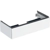 Image de Geberit Meuble sous lavabo One 103,6x50,4x47 cm, blanc/laminé brillant, 1 tiroir
