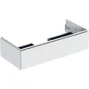 Image de Keramag Geberit One, Armoire inférieure pour lavabo, 1 tiroir, 103,6x26,6x47cm, 505.074.00.; Coloris: Blanc laqué Mat