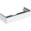 Image de Geberit Meuble sous-lavabo One 118,4x50,4x47 cm, blanc/bois laqué brillant, 1 tiroir