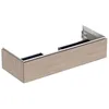 Image de Keramag Geberit One, Armoire inférieure pour lavabo, 1 tiroir, 118.4x26,6x47cm, 505.075.00.; Coloris: Chêne/mélamine Structure Bois