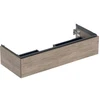 Image de Geberit Meuble sous-lavabo One 118,4x50,4x47 cm, N hêtre/Mela bois, 1 L