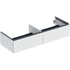Image de Geberit Meuble sous lavabo One 133,2x50,4x47 cm, 2 tiroirs, blanc mat